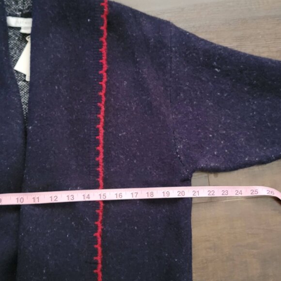 Anthropologie Mariel Longline Cardigan Womens OS Icon Preppy Dog Heritage - Picture 5 of 7